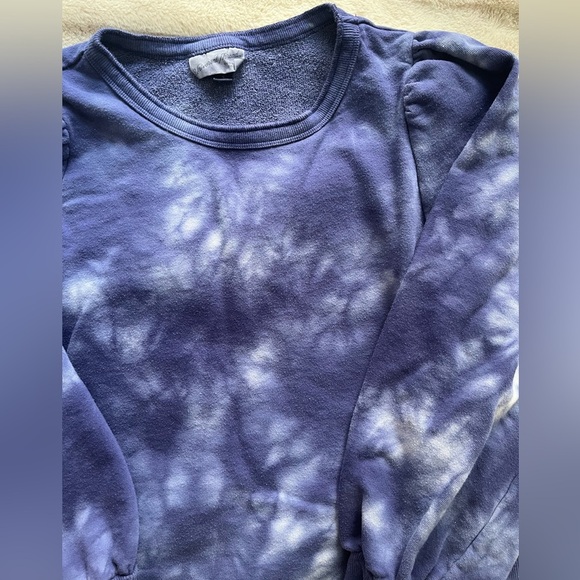 2/$20 ✨Universal Thread Tie-Dye Puff Sleeve Sweatshirt Blue Size S - Picture 10 of 10